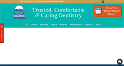 Desktop Screenshot of frazerdentalcare.com