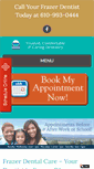 Mobile Screenshot of frazerdentalcare.com